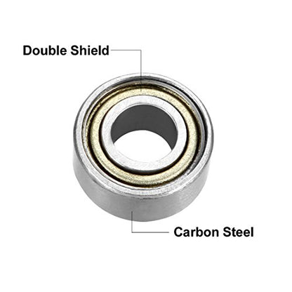 uxcell 685ZZ Ball Bearing 5mm x 11mm x 5mm Double Shielded 685-2Z Deep Groove Bearings, Carbon Steel (Pack of 20) - size: 5mmx11mmx5mm