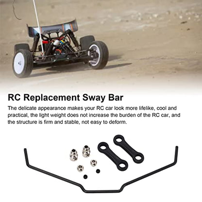 RC Sway Bar Kit, Anti Roll Bar Set for ZD Racing 1/7 MX 07 RC Car, Replacement Parts with Premium Plastic and Iron Construction for Enhanced Stability