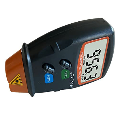 Digital Laser Photo Tachometer Gauce for car,Wheels,Engines,Non Contact Tach RPM Meter,2.5RPM-99,999RPM Motor Speed Meter Gauge Tool Includes Reflective Tapes