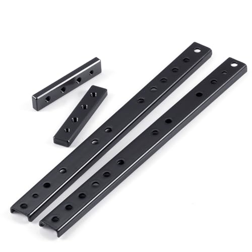 Axial Steel Chassis Frame Rails 6X6 for SCX10 90046 90047 1/10 RC Crawler Car Parts