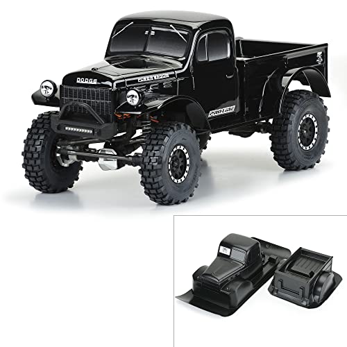 Pro-Line Racing 1946 Dodge Power Wagon Black 12.3 WB Crawlers PRO349918 Car/Truck Bodies Wings & Decals