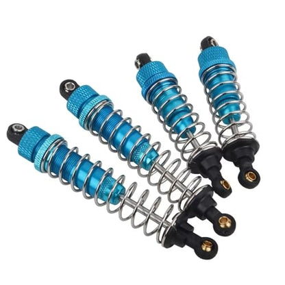 Rc Dampers Spare Parts Compatible with Tamiya for Buggy for TT02B DT02 DF02 1/10 RC Car Upgrade Replacement Parts Aluminum Alloy Shock Absorber - color: Red