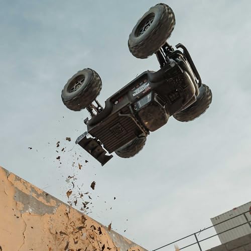 ARRMA RC Truck 1/8 Notorious 4X4 6S BLX BRUSHLESS V6 Stunt Truck RTR (Battery and Charger Not Included), (Black), ARA8611V6T1 - color: Black
