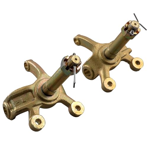 Front A Arm Suspension Kit 170mm 182mm for 110cc-200cc ATV Go Kart Quad – 4 Stud 78mm Hubs 250mm Shocks with Spindles Tie Rods for Buggy DIY