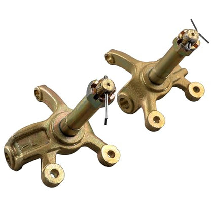 Front A Arm Suspension Kit 170mm 182mm for 110cc-200cc ATV Go Kart Quad – 4 Stud 78mm Hubs 250mm Shocks with Spindles Tie Rods for Buggy DIY