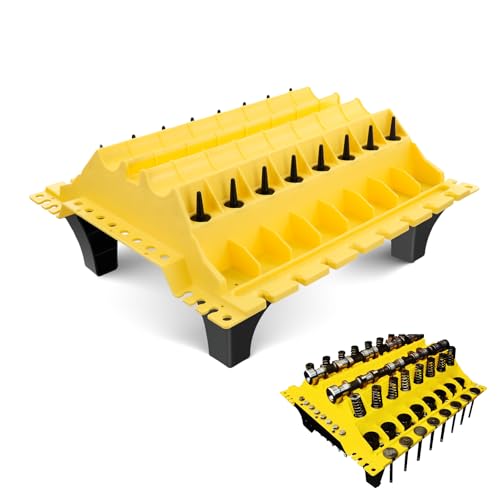 Engine Cylinder Head Organizer Valves Tool,Engine Organizer Parts Tray,Valvetrain Organizer Trays,Engine Cylinder Head Tray Organiser,Store Car Cylinder Head Parts (Valves, Springs, Camshafts)