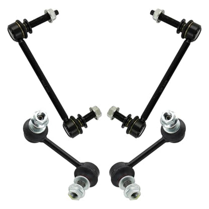 TRQ Front & Rear Sway Bar Stabilizer Link Set Compatible with 2008-2015 Cadillac CTS - style: PSA27905