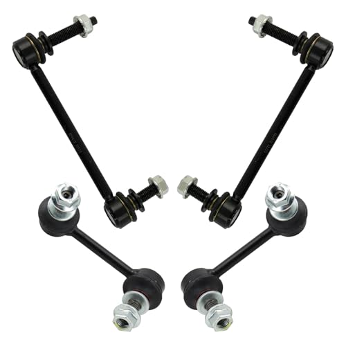 TRQ Front & Rear Sway Bar Stabilizer Link Set Compatible with 2008-2015 Cadillac CTS - style: PSA27905