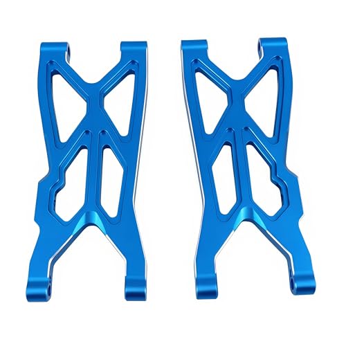 Front Rear Suspension Arm Set for ARRMA Typhon 3S BLX Big Rock 3S (Blue) | 6061-T6 Aluminum,CNC Machined,Heavy Duty,Direct Replacement,Improved Stability,AR330543,AR330540 - color: Blue