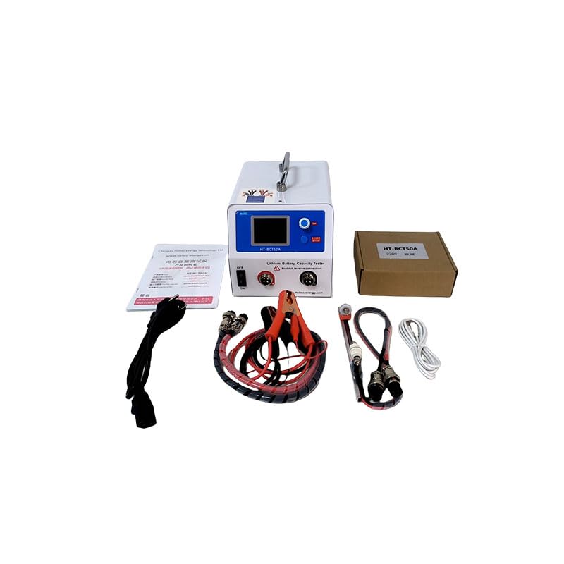 Heltec HT-BCT50A Battery Capacity Tester 50A 5V Lithium Battery Charger Discharger Analyzer with Cycle Mode Voltage Balancing