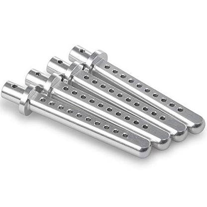 4PCS Aluminum Body Post Mounts for 1/10 SCX10,Body Posts Replacement Parts (Silver) | 3 Color,Heavy-duty Aluminum,CNC-Machined Body Posts Upgrade Part - color: Silver