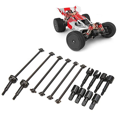 RC CVD Drive Shaft Set, Durable Dogbone Axle Replacement, RC Car Wheel Stub Axle Cup for Off-Road Racing Hobbyists and Model 144001 124018 124019 Enthusiasts