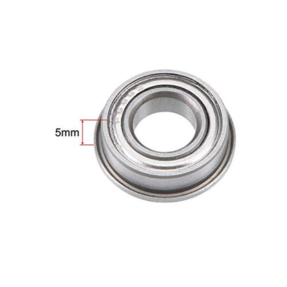 F688 F688-ZZ F688ZZ F628/8ZZ Flanged Flange Deep Groove Ball Bearings 8x16x5mm - size: F688ZZ 8x16x5