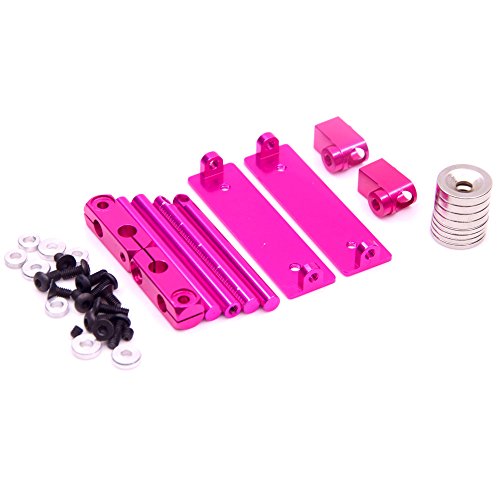 1Set MORFUM RC Magnetic Body Post Stealth Invisible Body Shell Mount Column Kit Compatible with 1/10 HSP Sakura D3 D4 XI XIS Tamiya 416 417 T3 T4 94123 RC Crawler Car Upgrade Parts