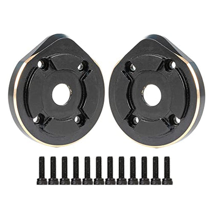 UTB10 Brass Counter Weight Axle Housing Black Coating for Axial RC Crawler 1/10 UTB10 Capra Unlimited Trail Buggy RTR 1.9 4WS Upgrade Part (B- 2pcs UTB10 Portal Cover Plates) - color: B- 2pcs Utb10 Portal Cover Plates