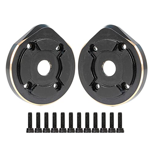 UTB10 Brass Counter Weight Axle Housing Black Coating for Axial RC Crawler 1/10 UTB10 Capra Unlimited Trail Buggy RTR 1.9 4WS Upgrade Part (B- 2pcs UTB10 Portal Cover Plates) - color: B- 2pcs Utb10 Portal Cover Plates