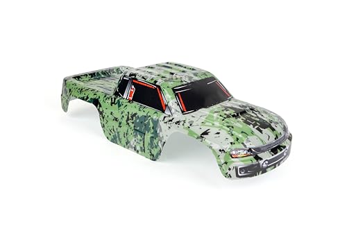 SummitLink Custom Body Compatible for 1/10 Scale RC Car or Truck (Truck not Included) (Camouflage) - style: Camouflage