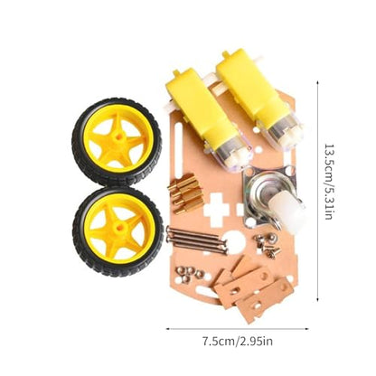 Car Speed Encoding Intelligent Car Set 2 Wheel Intelligent Plate Speed Measurement Accessories Omnidirectional Robot Base