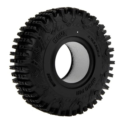 MEUS RACING 1.0 Tires - MS6 MPRO Pin Tires for TRX4M SCX24 FCX24 AX24 1/24 1/18 RC Crawler, 0.75/2.24/R1.0, #M1008 - size: M1008
