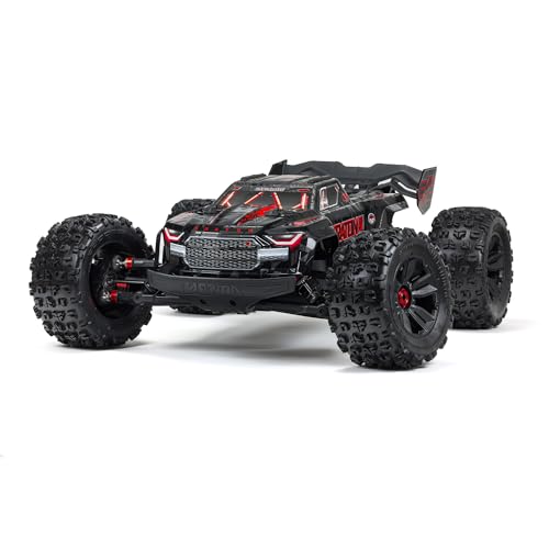 ARRMA RC Truck KRATON 4X4 8S BLX 1/5 Speed Monster Truck Black, RTR (Transmitter and Receiver Included, Batteries and Charger Not Included), ARA5808V2T1