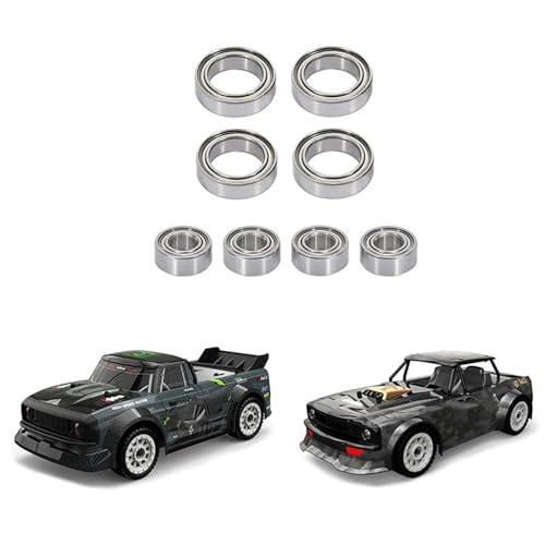 Bearing Kit for SG1603 SG1604 for UDIRC UD1601 UD1602 UD1603 UD1604 1/16 rc Car Spare Parts Accessories 8Pcs Ball Bearing Set