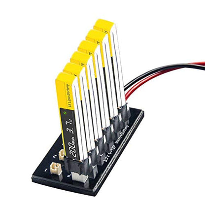 E-outstanding 1-Pack 3.7V Lipo Battery Balance Charging Board 1S Ultra Micro JST-PH Parallel Connect Plate Blade Inductrix Adapter Board for RC Toys