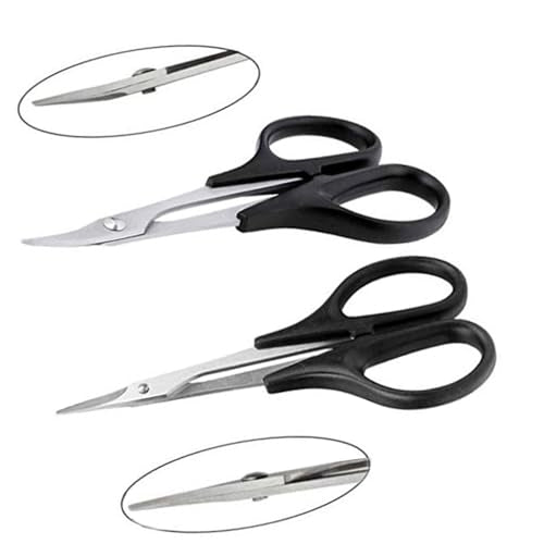 0-14mm RC Body Reamer Hole Pucher Curved&Straight Scissors RC Tools for RC Car Truck Bodyshell Hobby Repair