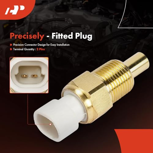 A-Premium Engine Coolant Temperature Sensor Compatible with Bobcat | for Bobcat Loader 325 328 329 5600 5610 A300 A770 E25 E26 E32 E35 E42 E45 E50 E55 S100 S130 S205 S220 S250 S300 S330 S510