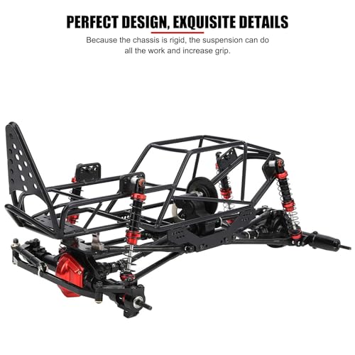 RC Car Roll Cage, Metal Roll Cage Full Tube Frame Body Chassis for Axial SCX10 1/10 RC Crawler Truck Parts