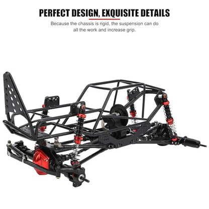 RC Car Roll Cage, Metal Roll Cage Full Tube Frame Body Chassis for Axial SCX10 1/10 RC Crawler Truck Parts