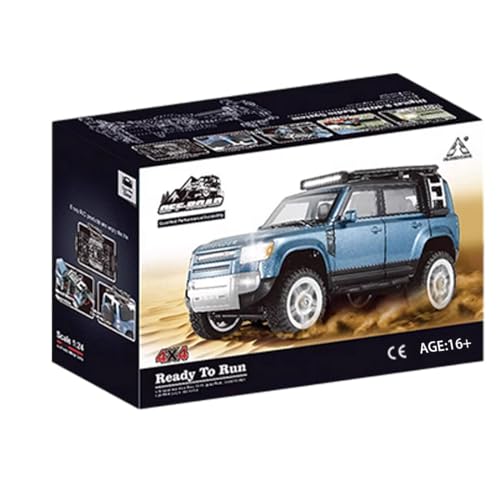 SG-2402 RC Car, 1/24 4WD Off Road All Terrain Remote Control Car with Led Light, 2.4Ghz Climbing 4x4 RC Rock Crawler, Hobby Grade Toys for Adults - Green - color: Green, size: SG-2402