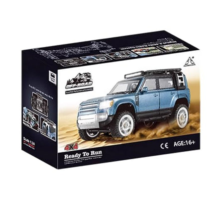SG-2402 RC Car, 1/24 4WD Off Road All Terrain Remote Control Car with Led Light, 2.4Ghz Climbing 4x4 RC Rock Crawler, Hobby Grade Toys for Adults - Green - color: Green, size: SG-2402