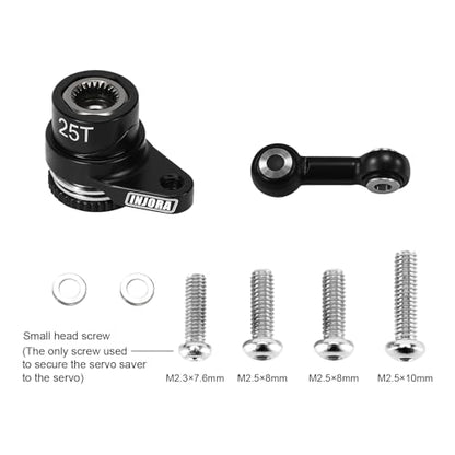 INJORA 25T Servo Saver for Arrma Mojave Typhon Granite Grom Losi Nascar