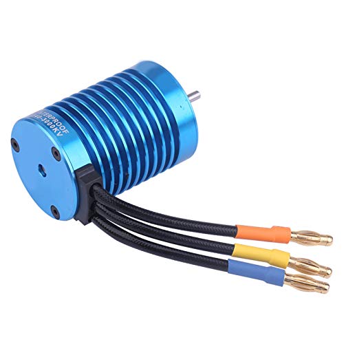 650 Brushless Motor,Surpasses F540-V2 3000kV Sensorless Brushless Motor for 1/10 1/12 RC Car Truck Accessory and Crawler with Good Stationarity Reliability and Maximum Speed