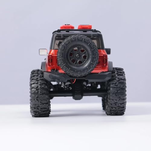 RC Modifications Spare Compatible with Axial for SCX24 90081 C10 1/24 RC Crawler Car Upgrade Parts Special Material Front and Rear Portal Axle Assembly