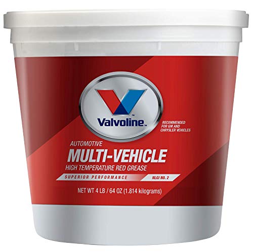 Valvoline Multi-Vehicle High Temperature Red Grease 4 LB Tub - size: 4 LB Tub
