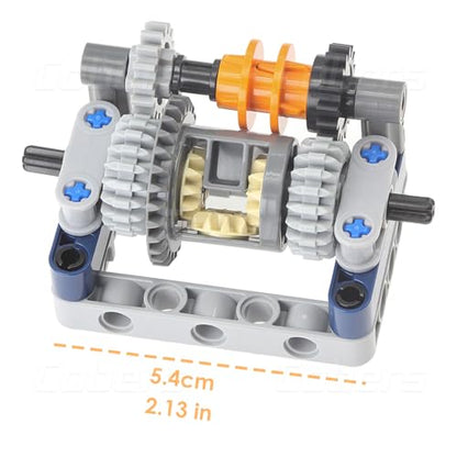 30Pcs Technic-Parts Kits Differential-Gear Set Gearbox Model Kit | Includes Pins-Axles-Frames-Beams-Connectors, and MOC-Accessories.Compatible with Major Brands' Technic Pieces
