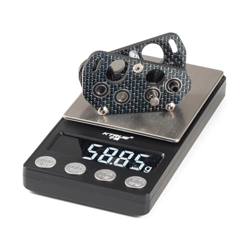 Carbon Offset Dual Motor Transmission 48P DIG Overdrive Gearbox | 3:1 Output Ratio, Ultra-light 59g, Fit for 1/10 Comp Rigs LCG Crawler Chassis