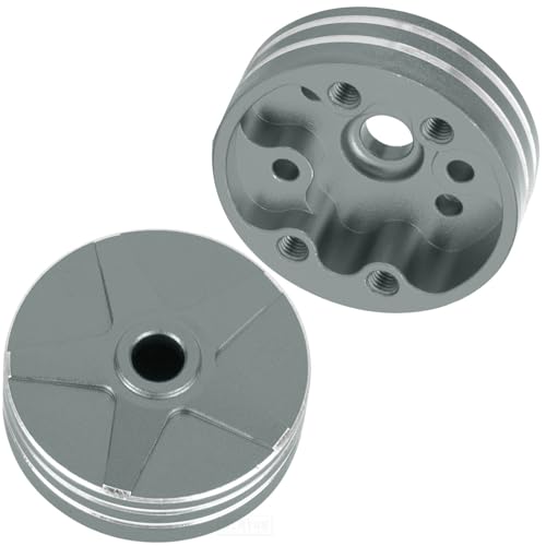 RC Differential Case Upgrades Part for 1/10 Slash 2WD VXL,Stampede 2WD VXL XL-5,Rustler 2WD VXL XL-5,Bandit 2WD VXL,Aluminum Alloy Differential Case Hop Ups,Titanium - color: Titanium - (Upgrades)