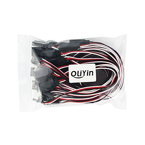 20pcs 11.81inch 30cm 300mm RC Servo Extension Cord Cable Wiring Lead for RC Car Helicopter