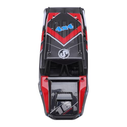 Alomejor RC Car Body Shell, Lightweight Stylish 1:18 Scale Replacement Body PVC Material for RC Enthusiasts Racing Customization and Hobby Projects - color: Red