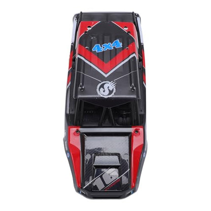Alomejor RC Car Body Shell, Lightweight Stylish 1:18 Scale Replacement Body PVC Material for RC Enthusiasts Racing Customization and Hobby Projects - color: Red