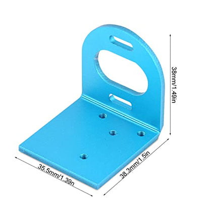 Motor Mounting Bracket, Small Metal Motor Holder, Adjustable Motor Mounting Holder Replacement Parts, 1.39 x 1.5 x 1.49 Inch Bracket Seat Base for 3650 3660 540 Motor, Blue