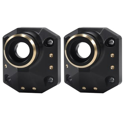 110g Brass Front Rear Axle Housing for 1/10 Axial Capra F9 Upgrade | Brass front rear Currie portal axle housing. Perfect fit for 1/10 Axial Capra F9 crawler. Solid brass, durable upgrade parts - size: Diff Cover B