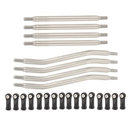 8pcs Suspension Steering Linkage Link Rod Set with Ball End for RC Car Crawler Axial Capra 1.9 UTB AXI03004 Replacement Parts