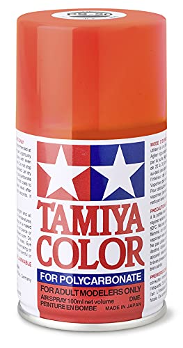 Tamiya America, Inc Polycarbonate PS-20 Fluorescent Red, Spray 100 ml, TAM86020