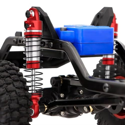 RC Car Shock Absorbers Compatible with TRX4M 1/18 RC Crawler Car Upgrade Parts Replacement Accessories 4PCS 52mm Aluminum Front Rear Shocks Absorbers(Red) - color: Red