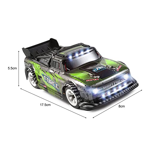 RC Car, Remote Control Car 1/28 Short Truck Car 2.4GHz Remote Control Race Car 30km/h High Speed Gift RTR with Metal Chassis 2 Battery for Adults