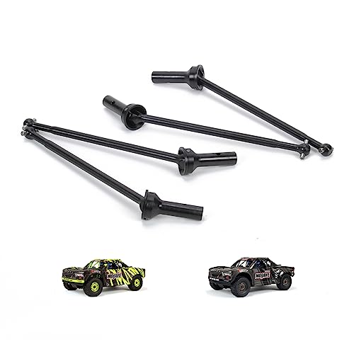 RCAWD Front Rear CVD Driveshaft 142mm #45 Steel for Arrma Mojave 6S BLX RTR EXB Roller Upgrade Parts (Black)