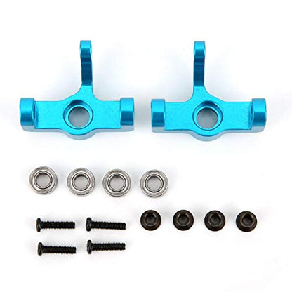 Vbest life Metal Steering Carrier Knuckle,2pcs Aluminum Alloy Left Right RC Car Upgrade Spare Part Compatible with Wltoys 1/14 144001 RC Car